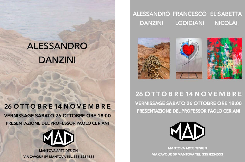 Mostra al MAD (Mantova Arte Design)
26 ottobre - 14 novembre 2024